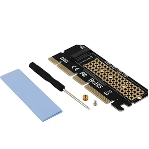 PCIE to M2 Adapter Card Compatible with M.2 NVMe SSD Support for 2U Hight Server, PCIe X4 X8 X16 Slot, M.2 SSD 2230 2242 2260 2280 SSD PCIE to M2 Adapter Card Compatible with M.2 NVMe SSD Support for 2U Hight Server, PCIe X4 X8 X16 Slot, M.2 SSD 2230 2242 2260 2280 SSD