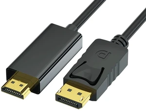 DP to High Definition Multimedia Interface Cable 4K /1080P High Speed Adapter Cable Gold Plated Connector Compatible with HDMI Monitor TV Projector (3m/118.11in, 1080P) DP to High Definition Multimedia Interface Cable 4K /1080P High Speed Adapter Cable Gold Plated Connector Compatible with HDMI Monitor TV Projector (3m/118.11in, 1080P)
