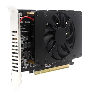 PH44F 4*NVMe PCIE X16 Split Card 4 * 32Gbps Motherboard PCIE RAID Splitter Expansion Controller Card Compatible with M.2 M Key SSD 2230 2242 2260 2280 PH44F 4*NVMe PCIE X16 Split Card 4 * 32Gbps Motherboard PCIE RAID Splitter Expansion Controller Card Compatible with M.2 M Key SSD 2230 2242 2260 2280