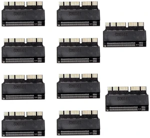 PCIe M.2 Mkey Adapter Card 12+16 Pin Converter for SSD Upgrade Compatible with MacBook Air Pro iMac 2013 to 2017 NVMe SSD A1398, A1502, A1465, A1466,iMac A1418 (3) PCIe M.2 Mkey Adapter Card 12+16 Pin Converter for SSD Upgrade Compatible with MacBook Air Pro iMac 2013 to 2017 NVMe SSD A1398, A1502, A1465, A1466,iMac A1418 (3)
