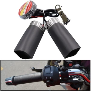 Heated Motorcycle Handlebar Grips 12V with Waterproof Rocker Switch Fast Heating PET Metal Film Hand Warmers for All 12V Motorbikes, Easy Installation, Dustproof & Weather-Resistant Heated Motorcycle Handlebar Grips 12V with Waterproof Rocker Switch Fast Heating PET Metal Film Hand Warmers for All 12V Motorbikes, Easy Installation, Dustproof & Weather-Resistant