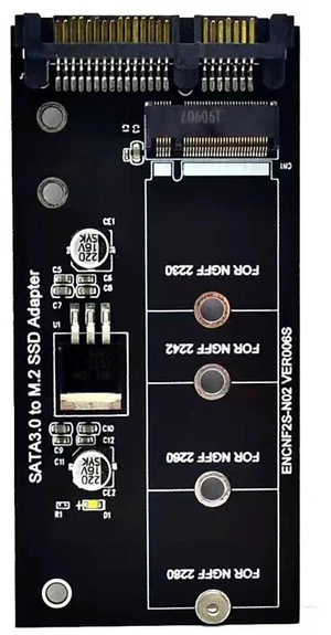 CX25 M2 B+MKey SATA to SATA3 Adapter Key B-M SSD to 6G Interface Conversion Card NGFF Adapter 300 MB/s CX25 M2 B+MKey SATA to SATA3 Adapter Key B-M SSD to 6G Interface Conversion Card NGFF Adapter 300 MB/s