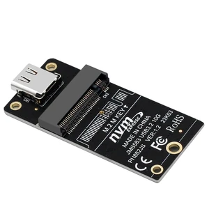 M. 2 NVMe/NGFF to USB C USB3.1 Solid State Hard Disk Adapter 10Gbps Compatible with M. 2 2230, 2242, 2260, 2280 SSD (PH882JL-PCBA, with NVMe Protocol) M. 2 NVMe/NGFF to USB C USB3.1 Solid State Hard Disk Adapter 10Gbps Compatible with M. 2 2230, 2242, 2260, 2280 SSD (PH882JL-PCBA, with NVMe Protocol)