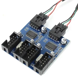 Motherboard 9-pin Splitter USB2.0 Male to Female Extension Cable Desktop PCB Board USB 2.0 HUB Multiplier 30cm (1 to 4) Motherboard 9-pin Splitter USB2.0 Male to Female Extension Cable Desktop PCB Board USB 2.0 HUB Multiplier 30cm (1 to 4)