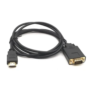 1.5m Standard HDMI-Compatible to VGA Cable Compatible with HDMI1.1/1.2/1.3 HDCP1.0/1.1/1.2 (1) 1.5m Standard HDMI-Compatible to VGA Cable Compatible with HDMI1.1/1.2/1.3 HDCP1.0/1.1/1.2 (1)