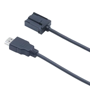 EM Rear Plug to AM 1.4 Cable Male to Male Automotive HD Connection Compatible with HDMI 2.0 4K Ultra HD High-Speed Car Display Cable, Shockproof Copper Wire (5m) EM Rear Plug to AM 1.4 Cable Male to Male Automotive HD Connection Compatible with HDMI 2.0 4K Ultra HD High-Speed Car Display Cable, Shockproof Copper Wire (5m)