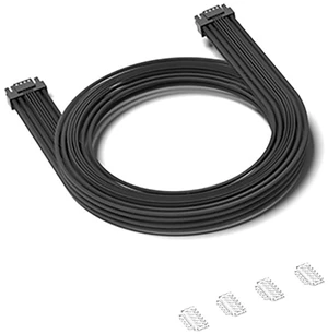 PCI-E5.0 12+4P Modular Cable 32GT/s Male to Male Graphics Card Braided Mesh Power Cable 70cm/27.56in Support RTX3090Ti 4090/4080 Series (Black) PCI-E5.0 12+4P Modular Cable 32GT/s Male to Male Graphics Card Braided Mesh Power Cable 70cm/27.56in Support RTX3090Ti 4090/4080 Series (Black)