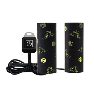 Heated Motorcycle Handlebar Grips 12V with Smart Temperature Control 3-Level Adjustable Aramid Fiber Hand Warmers with Mount, IP67 Waterproof, Anti-Slip Pattern Design for All 12V Motorbikes Heated Motorcycle Handlebar Grips 12V with Smart Temperature Control 3-Level Adjustable Aramid Fiber Hand Warmers with Mount, IP67 Waterproof, Anti-Slip Pattern Design for All 12V Motorbikes
