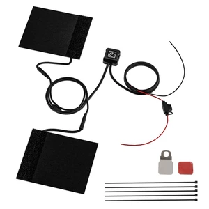 Heated Motorcycle Handlebar Grips 12V with Smart Temperature Control 3-Level Adjustable Aramid Fiber Hand Warmers with Mount, IP67 Waterproof, Easy Installation for All 12V Motorbikes Heated Motorcycle Handlebar Grips 12V with Smart Temperature Control 3-Level Adjustable Aramid Fiber Hand Warmers with Mount, IP67 Waterproof, Easy Installation for All 12V Motorbikes