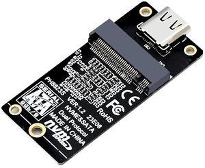 M. 2 NVMe/NGFF to USB C USB3.1 Solid State Hard Disk Adapter 10Gbps Compatible with M. 2 2230, 2242, 2260, 2280 SSD (PH80-581, Dual Protocol) M. 2 NVMe/NGFF to USB C USB3.1 Solid State Hard Disk Adapter 10Gbps Compatible with M. 2 2230, 2242, 2260, 2280 SSD (PH80-581, Dual Protocol)