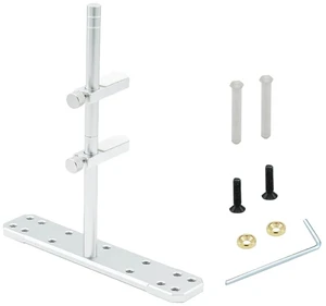 Graphics Card Bracket Desktop Chassis Bracket Support Bar Aluminum Alloy Height Adjustment for Computer Host Fan Protection (Double Layer 6.1in, Silver) Graphics Card Bracket Desktop Chassis Bracket Support Bar Aluminum Alloy Height Adjustment for Computer Host Fan Protection (Double Layer 6.1in, Silver)