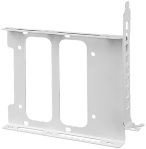PC Case PCI Slot Hard Drive Mounting Bracket, 2.5"/3.5" SSD HDD Expansion Holder for Desktop Tower Metal PCI Bracket , White (Full Height for 3.5in) PC Case PCI Slot Hard Drive Mounting Bracket, 2.5"/3.5" SSD HDD Expansion Holder for Desktop Tower Metal PCI Bracket , White (Full Height for 3.5in)
