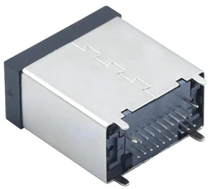 E Type Connector 19Pin Female 180Degree Adapter Compatible with HDMI, 8K High-Definition Anti-Vibration Board Mount for Automotive and Industrial Applications E Type Connector 19Pin Female 180Degree Adapter Compatible with HDMI, 8K High-Definition Anti-Vibration Board Mount for Automotive and Industrial Applications