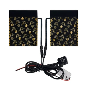 20-90V Heated Motorcycle Handlebar Grips with Memory Function, 6 Temperature Levels, Waterproof Kevlar & PET Heating Film, Yellow-Edge Design for Motorcycles, Scooters, ATVs 20-90V Heated Motorcycle Handlebar Grips with Memory Function, 6 Temperature Levels, Waterproof Kevlar & PET Heating Film, Yellow-Edge Design for Motorcycles, Scooters, ATVs