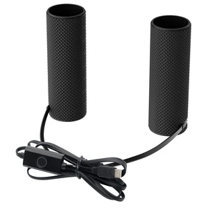 Heated Motorcycle Handlebar Grips Dual-Wire Switch with USB-C PD Fast Charging, 5 Temperature Levels, Memory Function, Waterproof Silicone Design, Fits 28-34mm Bars Heated Motorcycle Handlebar Grips Dual-Wire Switch with USB-C PD Fast Charging, 5 Temperature Levels, Memory Function, Waterproof Silicone Design, Fits 28-34mm Bars
