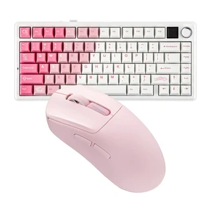 X Aula F75 MAX Wireless Mechanical Keyboard with TFT Screen and Knob+NEX Lite Wireless Gaming Mouse w/Screens & RGB Charging Dock X Aula F75 MAX Wireless Mechanical Keyboard with TFT Screen and Knob+NEX Lite Wireless Gaming Mouse w/Screens & RGB Charging Dock