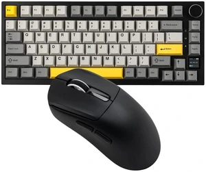 Ajazz AK820 Pro 75% Wireless Mechanical Keyboard with TFT Smart Display&Knob+NEX Lite Wireless Gaming Mouse w/Screens & RGB Charging Dock Ajazz AK820 Pro 75% Wireless Mechanical Keyboard with TFT Smart Display&Knob+NEX Lite Wireless Gaming Mouse w/Screens & RGB Charging Dock