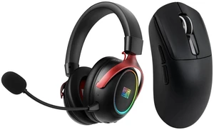 NEX Lite Wireless Gaming Mouse w/Screens & RGB Charging Dock+GX1 Wireless Gaming Headset for PS4/PS5/Switch, 70Hr+ NEX Lite Wireless Gaming Mouse w/Screens & RGB Charging Dock+GX1 Wireless Gaming Headset for PS4/PS5/Switch, 70Hr+