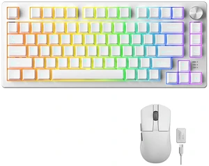 EK75RT Rapid Trigger Hall Effect Magnetic Switch Mechanical Gaming Keyboard and A950 Wing 8K 35g Ultra-Lightweight Wireless Gaming Mouse Combo EK75RT Rapid Trigger Hall Effect Magnetic Switch Mechanical Gaming Keyboard and A950 Wing 8K 35g Ultra-Lightweight Wireless Gaming Mouse Combo