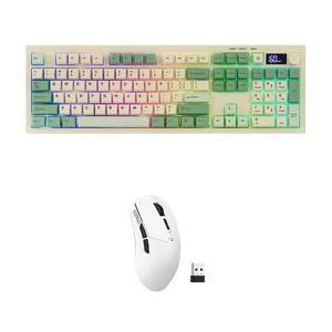 Aula S102 PRO Membrane Gaming Keyboard w/TFT Screen & Volume Knob+Click Lite Wireless Gaming Mouse Aula S102 PRO Membrane Gaming Keyboard w/TFT Screen & Volume Knob+Click Lite Wireless Gaming Mouse