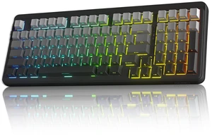 EK98PRO Wireless Mechanical Keyboard, Gasket Hot Swappable Custom, Pre-lubed Linear Switches, Side Printed PBT Keycaps, BT5.0/2.4GHz/USB-C, RGB Backlit Gaming Keyboard for Win/Mac EK98PRO Wireless Mechanical Keyboard, Gasket Hot Swappable Custom, Pre-lubed Linear Switches, Side Printed PBT Keycaps, BT5.0/2.4GHz/USB-C, RGB Backlit Gaming Keyboard for Win/Mac