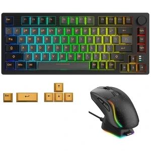 Wireless Keyboard and Mouse:A950 Wireless Gaming Mouse & EK75PRO 75% Wireless Gaming Keyboard Combo Wireless Keyboard and Mouse:A950 Wireless Gaming Mouse & EK75PRO 75% Wireless Gaming Keyboard Combo