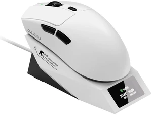 AE6 Pro Wireless Gaming Mouse with Display Charging Dock-White AE6 Pro Wireless Gaming Mouse with Display Charging Dock-White