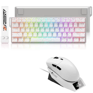 Gaming Keyboard and Mouse:AE6PRO 8K Polling Rate Wireless Gaming Mouse&COOL60 60% Rapid Trigger Hall Effect Magnetic Switch Keyboard Combo Gaming Keyboard and Mouse:AE6PRO 8K Polling Rate Wireless Gaming Mouse&COOL60 60% Rapid Trigger Hall Effect Magnetic Switch Keyboard Combo