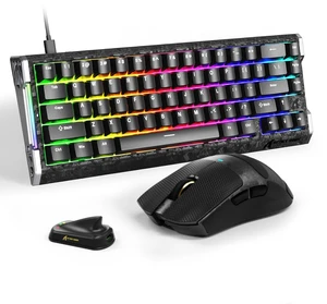 R68 HE&X11Ultra Gaming Keyboard and Mouse Combo,8KHz Rapid Trigger Keyboard,PAW3950MAX Sensor,Wired/BT/2.4Ghz Programmable Mice for PC Gamer (Black) R68 HE&X11Ultra Gaming Keyboard and Mouse Combo,8KHz Rapid Trigger Keyboard,PAW3950MAX Sensor,Wired/BT/2.4Ghz Programmable Mice for PC Gamer (Black)