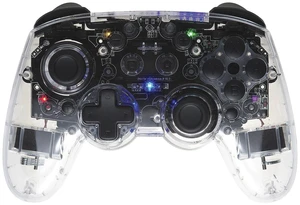 C.A.T. 9 Bluetooth 5.0 Wireless USB-C Wired Game Controller Clear 8-Color RGB Illumination Dual Vibration 6-Axis Motion Sensor - PC/iPhone/Android/Switch C.A.T. 9 Bluetooth 5.0 Wireless USB-C Wired Game Controller Clear 8-Color RGB Illumination Dual Vibration 6-Axis Motion Sensor - PC/iPhone/Android/Switch