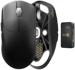 Maya X Wireless Gaming Mouse, Ultra Lightweight 47g, Optical Switch, Maximum 30000 DPI, Symmetrical, MCU Nordic 52840, Dust-Proof Encoder, PAW3950 Sensor(Larger Maya) (Black) Maya X Wireless Gaming Mouse, Ultra Lightweight 47g, Optical Switch, Maximum 30000 DPI, Symmetrical, MCU Nordic 52840, Dust-Proof Encoder, PAW3950 Sensor(Larger Maya) (Black)