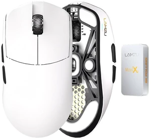 Maya X Wireless Gaming Mouse, Ultra Lightweight 47g, Optical Switch, Maximum 30000 DPI, Symmetrical, MCU Nordic 52840, Dust-Proof Encoder, PAW3950 Sensor(Larger Maya) (White) Maya X Wireless Gaming Mouse, Ultra Lightweight 47g, Optical Switch, Maximum 30000 DPI, Symmetrical, MCU Nordic 52840, Dust-Proof Encoder, PAW3950 Sensor(Larger Maya) (White)
