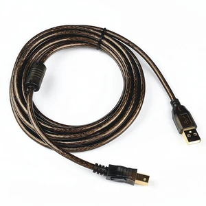USB 2.0 Printer Cable 10ft (3M), Double Shielded Gold Plated A-B High Speed USB 2.0 Printer Cable 10ft (3M), Double Shielded Gold Plated A-B High Speed