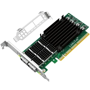 CX516A Dual 100Gb/s QSFP28 Ports Intelligent RDMA Ethernet Adapter for Web 2.0, Cloud and Storage Servers, Mellanox ConnectX-5 EX MT28808A0 Ethernet Controller, 2X 100GbE PCIE Gen 4.0 x16 NIC Card CX516A Dual 100Gb/s QSFP28 Ports Intelligent RDMA Ethernet Adapter for Web 2.0, Cloud and Storage Servers, Mellanox ConnectX-5 EX MT28808A0 Ethernet Controller, 2X 100GbE PCIE Gen 4.0 x16 NIC Card