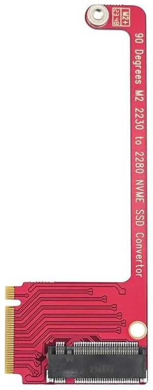 ASC-3080 NVME SSD Convertor for ROG Ally Gaming Handheld, Expand M2 2230 Type SSD to M2 2280 Type SSD with 90 Degree Conversion for ROG Ally Gaming Handheld ASC-3080 NVME SSD Convertor for ROG Ally Gaming Handheld, Expand M2 2230 Type SSD to M2 2280 Type SSD with 90 Degree Conversion for ROG Ally Gaming Handheld