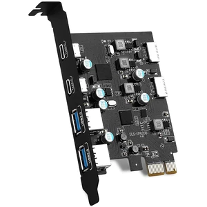 6 Ports USB PCIE Card (2X Type-E,2X USB 3.0-C, 2X USB A) PCI Express Cards 6 Ports USB PCIE Card (2X Type-E,2X USB 3.0-C, 2X USB A) PCI Express Cards