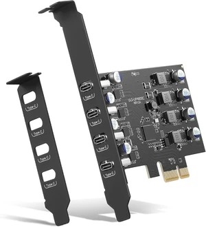 4-Ports PCIe USB 3.0 5Gbps Expansion Card (4X Type-C) 4-Ports PCIe USB 3.0 5Gbps Expansion Card (4X Type-C)