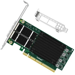 PCIE GEN 4.0 X16 to 2X 100GbE QSFP28 Fiber Ports Intelligent RDMA Ethernet Adapter for HPC, Storage and Virtualization, Mellanox ConnectX-5 EX MT28808A0 2X QSFP28 100Gb/s Ethernet Controller (CX516A) PCIE GEN 4.0 X16 to 2X 100GbE QSFP28 Fiber Ports Intelligent RDMA Ethernet Adapter for HPC, Storage and Virtualization, Mellanox ConnectX-5 EX MT28808A0 2X QSFP28 100Gb/s Ethernet Controller (CX516A)