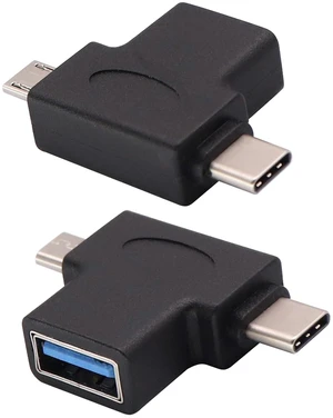 2in1 Micro USB 3.0 and Type C 2.0 OTG Adapter, USB 3.0 A Female to Micro USB + Type C 2.0 Male Converter (On The Go) for Android Smartphones,Flash,Drive,Mouse,Keyboard,ect. (2pack) 2in1 Micro USB 3.0 and Type C 2.0 OTG Adapter, USB 3.0 A Female to Micro USB + Type C 2.0 Male Converter (On The Go) for Android Smartphones,Flash,Drive,Mouse,Keyboard,ect. (2pack)