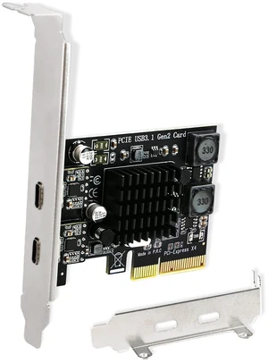 2X 10Gbps Max Speed USB-C Ports PCIE USB 3.1 GEN 2 Expansion Card for Windows, MAC OS and Linux PCs, Built in FebSmart Self-Powered Technology, No Need Additional Power Supply (FS-C2-Pro) 2X 10Gbps Max Speed USB-C Ports PCIE USB 3.1 GEN 2 Expansion Card for Windows, MAC OS and Linux PCs, Built in FebSmart Self-Powered Technology, No Need Additional Power Supply (FS-C2-Pro)