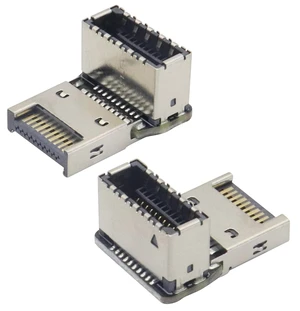 2Pack Right Angle Up USB 3.1 Type-E Header Front Panel Adaptr 90 Degree 10Gbps USB 3.1 Type-E Male to Female Front Panel Internal Power Connector for Motherboard.(Type-E/Up) 2Pack Right Angle Up USB 3.1 Type-E Header Front Panel Adaptr 90 Degree 10Gbps USB 3.1 Type-E Male to Female Front Panel Internal Power Connector for Motherboard.(Type-E/Up)