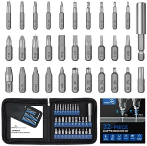 32PCS Damaged Screw Extractor Set, Stripped Screw Extractor(Blue) 32PCS Damaged Screw Extractor Set, Stripped Screw Extractor(Blue)