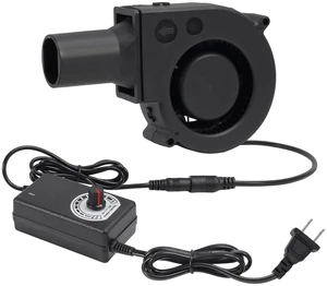 97mm x 33mm 9733 12V Dual Ball BBQ Blower Fan Air with 110V - 240V AC Plug Variable Speed Controller for Ventilation,Outdoor Barbecues Fire Bellow, Camping Cooking DIY Cooling Projects 97mm x 33mm 9733 12V Dual Ball BBQ Blower Fan Air with 110V - 240V AC Plug Variable Speed Controller for Ventilation,Outdoor Barbecues Fire Bellow, Camping Cooking DIY Cooling Projects