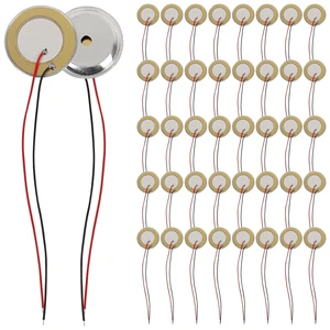 20 Piezo Disc, 27mm Piezo Discs Transducer with 3.94inch Leads, Acoustic Contact Microphone Piezo Pickup, Piezo Elements for Drum Triggers Microphone Trigger Element CBG Guitar 20 Piezo Disc, 27mm Piezo Discs Transducer with 3.94inch Leads, Acoustic Contact Microphone Piezo Pickup, Piezo Elements for Drum Triggers Microphone Trigger Element CBG Guitar