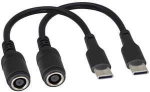 USB Type C Male External to DC 7.4mmx5.0mm Female Internal Connector Quick 5A Charging Power Supply Suitable for Mobile Phones,Tablets,laptops Power Sockets(17cm/6.7inch-2Pack) USB Type C Male External to DC 7.4mmx5.0mm Female Internal Connector Quick 5A Charging Power Supply Suitable for Mobile Phones,Tablets,laptops Power Sockets(17cm/6.7inch-2Pack)
