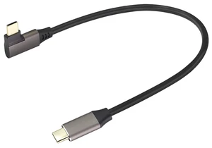 90 Degree USB 3.1 Type c to Type C Cable 60W&3A Right & Left Angled 3.1 USB Type C Male Extension Cable Supports Charging,Data,Audio,Video Cable for Laptop&Tablet&Mobile Phone.(0.3M/1Ft) 90 Degree USB 3.1 Type c to Type C Cable 60W&3A Right & Left Angled 3.1 USB Type C Male Extension Cable Supports Charging,Data,Audio,Video Cable for Laptop&Tablet&Mobile Phone.(0.3M/1Ft)