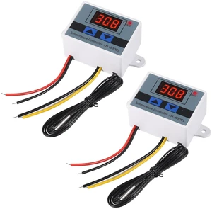 2PCS XH-W3001 Digital LED Temperature Controller Module Digital Thermostat Switch with Waterproof Probe Programmable Heating Cooling Electronic Thermostat Range from -50 to 110 (12V 10A 120W) 2PCS XH-W3001 Digital LED Temperature Controller Module Digital Thermostat Switch with Waterproof Probe Programmable Heating Cooling Electronic Thermostat Range from -50 to 110 (12V 10A 120W)