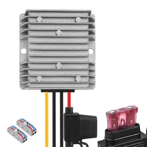 240W DC-DC Boost Converter 12V to 24V 10A Step Up Voltage Regulator - Waterproof Power Supply Module for Car Audio, Solar Panel,CCTV - Over-Current/Short-Circuit Protection 240W DC-DC Boost Converter 12V to 24V 10A Step Up Voltage Regulator - Waterproof Power Supply Module for Car Audio, Solar Panel,CCTV - Over-Current/Short-Circuit Protection