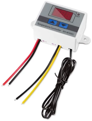 Digital LED Temperature Controller Module, XH-W3001 Mini Thermostat Switch with Waterproof Sensor Probe, Programmable -50 to 110 Degree Heating Cooling Thermostat( 24V ) Digital LED Temperature Controller Module, XH-W3001 Mini Thermostat Switch with Waterproof Sensor Probe, Programmable -50 to 110 Degree Heating Cooling Thermostat( 24V )