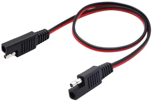 SAE Extension Cable 2 Pin SAE to SAE DC Power Automotive Extension Cord Quick Connect Cable for Camp Trailer Solar Panels(0.5m/1.5ft) SAE Extension Cable 2 Pin SAE to SAE DC Power Automotive Extension Cord Quick Connect Cable for Camp Trailer Solar Panels(0.5m/1.5ft)
